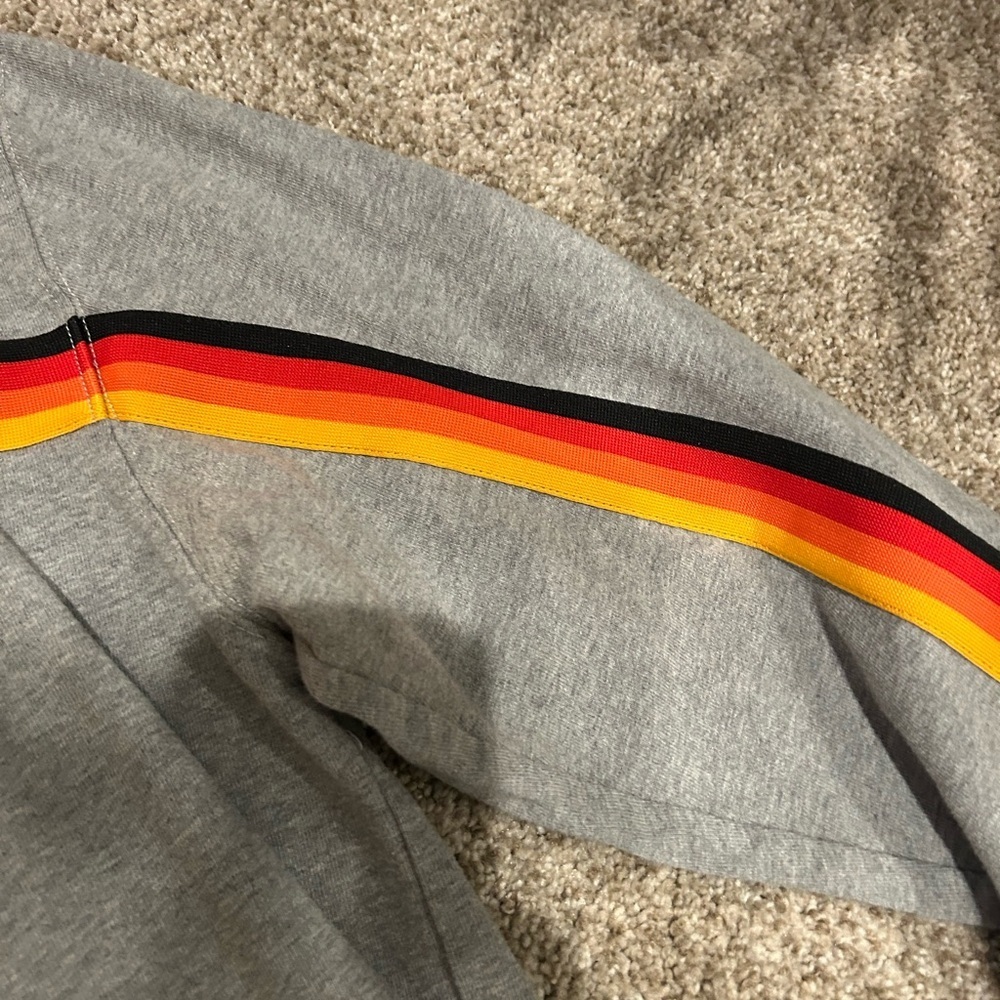 Ninth Hall crewneck with racing stripes. EUC. Streetwear. Skater. Large - Picture 4 of 12
